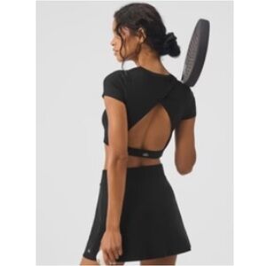 Alo Cropped Backspin Top